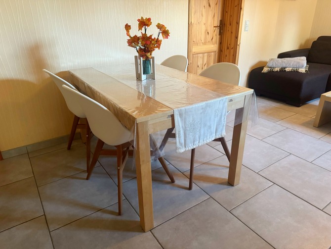 Ferienwohnung in Niederhagen - Sonne und Me(eh)r - Esstisch Ferienwohnung in Niederhagen - Sonne und Me(eh)r - Esstisch