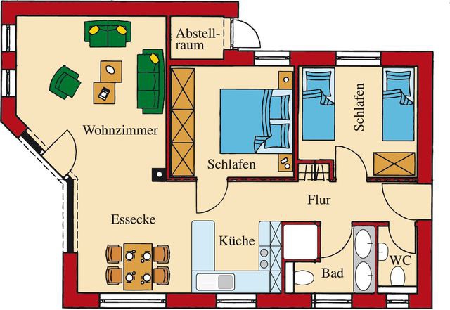 Ferienhaus in Fehmarn OT Wenkendorf - "Ferienhof Hinz" - Ferienhaus Hofkieker - Bild 2