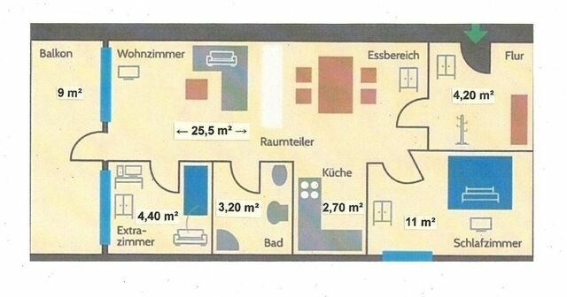 Ferienwohnung in Schönberger Strand - Freudenthal, Anja & Peter: "Haus Seelust", Fe.App. (Nr. 207) "Strandfreude" - Bild 20