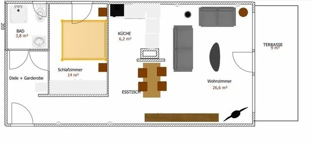 Ferienwohnung in Sch&ouml;nberger Strand - Stoltenberg, Mona & S&ouml;nke: "Haus Seelust", Fe-App. (Nr. 107) "Strandperle" - Bild 16