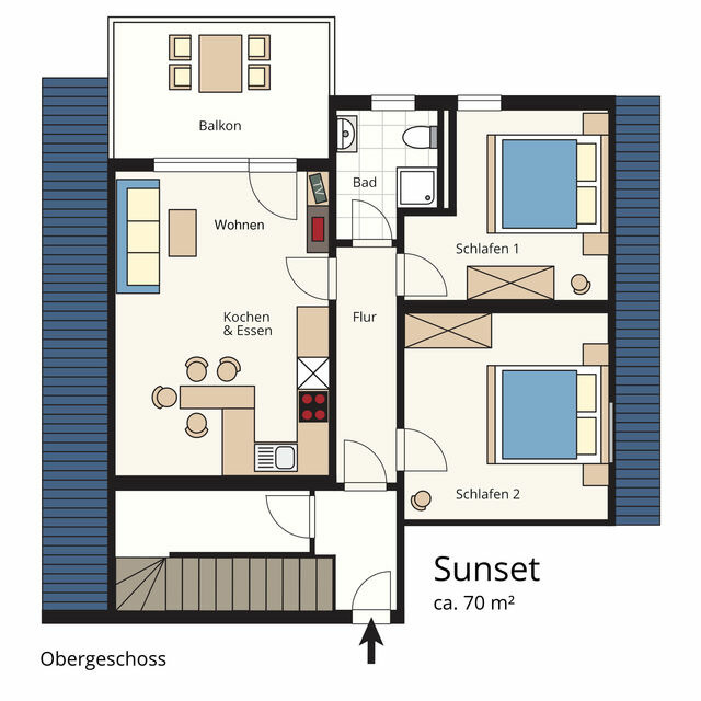 Ferienwohnung in Gr&ouml;mitz - "Strandvilla Seagull - Whg. Sunset" - Bild 25