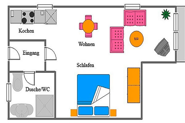 Ferienwohnung in Zingst - Kranichguck, App. 1 - Bild 8