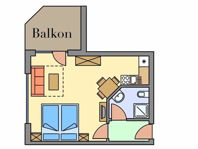 Ferienwohnung in Binz - Appartementhaus Bellevue App.15 - Bild 5