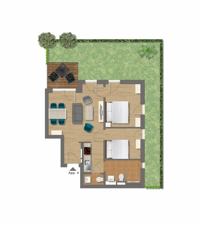 Ferienwohnung in K&uuml;hlungsborn - 10116- Villa Camenia, WE 4 - Bild 13