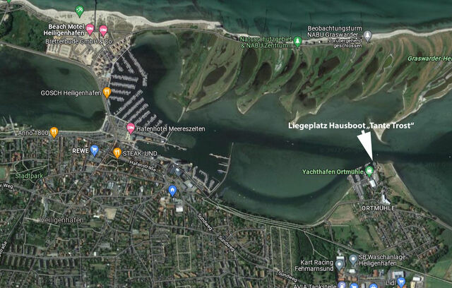Ferienwohnung in Heiligenhafen - exclusives Hausboot "Tante Trost" - Bild 15