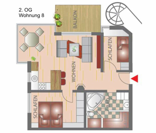 Ferienwohnung in Gro&szlig;enbrode - Seed&uuml;ne 8 - Gro&szlig;enbrode - Bild 21