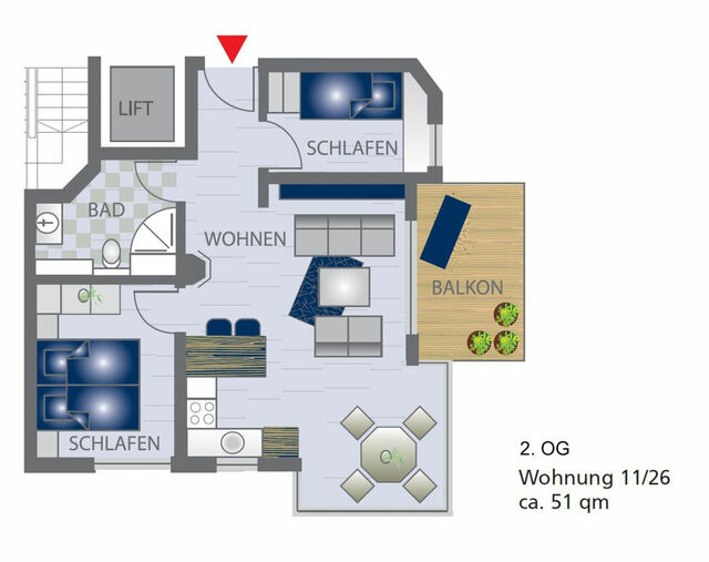 Ferienwohnung in Gro&szlig;enbrode - M&ouml;wennest 11 - Gro&szlig;enbrode - Bild 21
