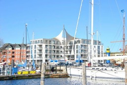 Apartment 20, Blickrichtung Binnenhafen West/Innenstadt