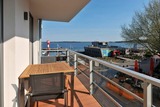 Ferienwohnung in Eckernförde - Apartmenthaus Hafenspitze Ap. 14 "Strandläufer", Blickrichtung Offenes Meer/Strand - Bild 6