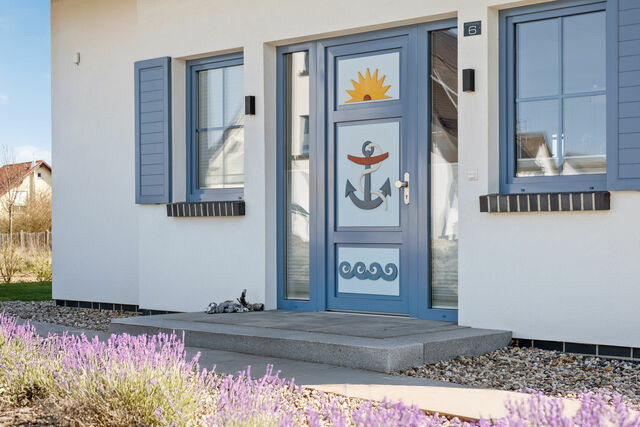 Ferienhaus in Dranske - Rügenzauber Reetdachhaus mit Sauna u. Kamin | Strandnähe | Garten - Bild 13