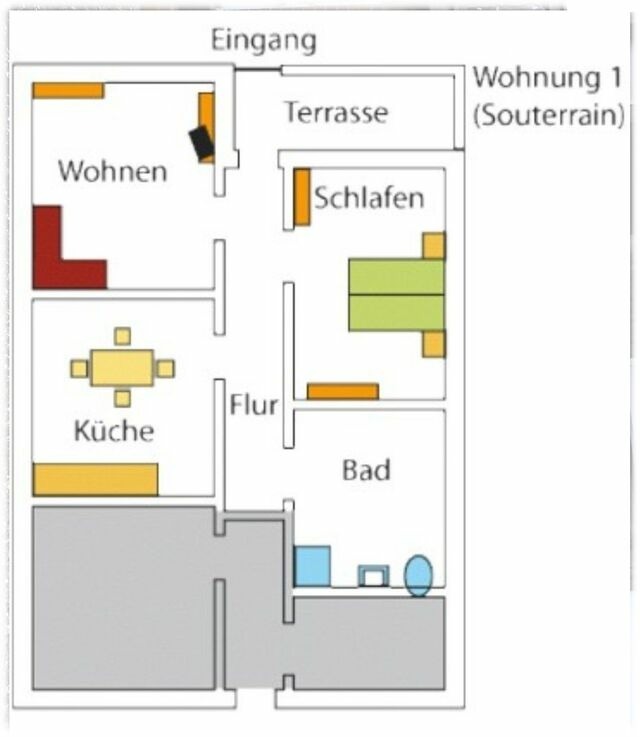 Ferienwohnung in Sellin - Ferienwohnung 1 -60qm- im Souterrain der Villa Walhall in einem parkähnlichen Garten - Bild 19