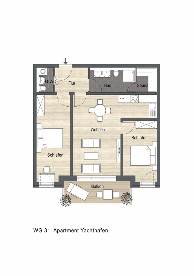 Ferienwohnung in Kühlungsborn - Ferienwohnung Yachthafen - Riviera Maison - Bild 16