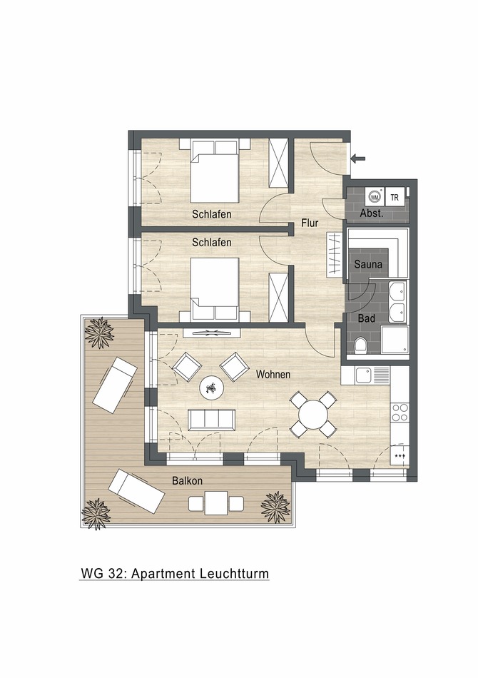 Ferienwohnung in Kühlungsborn - Ferienwohnung Leuchtturm - Riviera Kühlungsborn - Bild 12