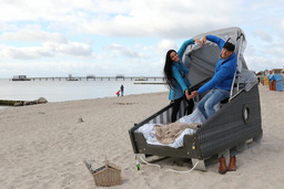 Schlafstrandkorb Nr. 2