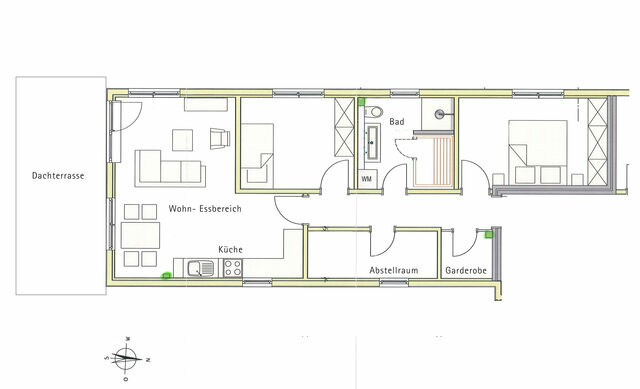 Ferienwohnung in Gr&ouml;mitz - Ferienwohnung Ausguck - Bild 3