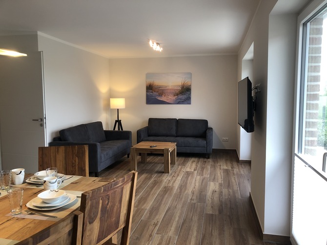 Ferienhaus in Fehmarn OT Gammendorf - Feriendomizil SeeSand 2 - Wohnbereich