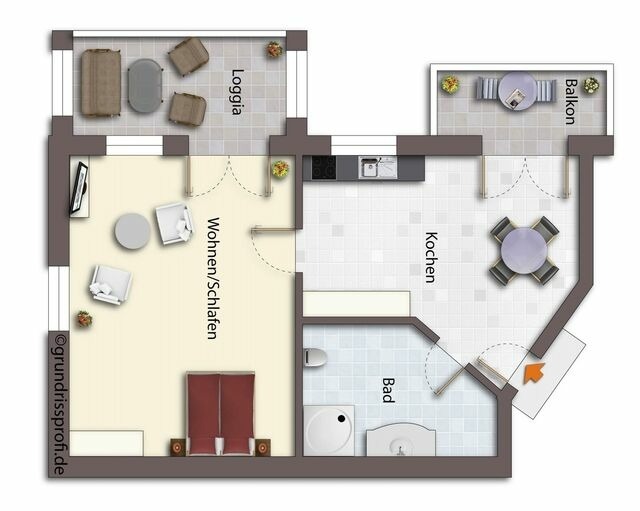 Ferienwohnung in Ahlbeck - (Brise) Villa Luna App. 07 - Bild 22