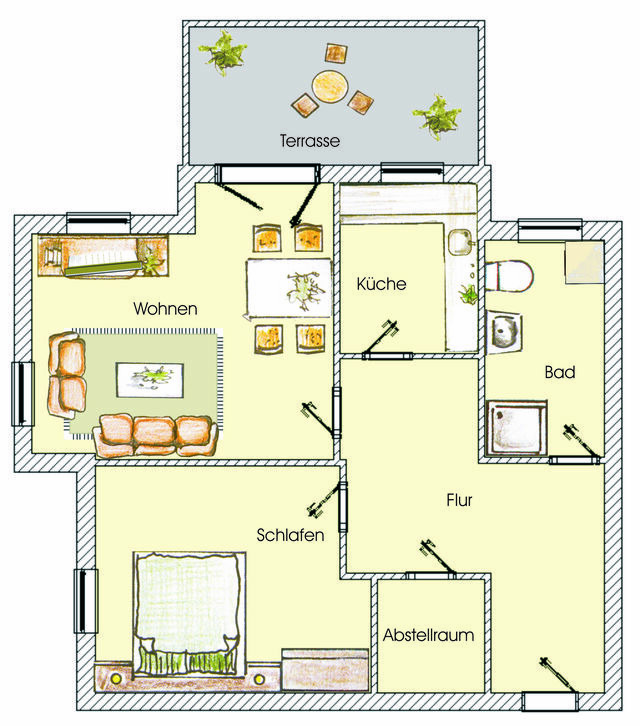 Ferienwohnung in Seebad Heringsdorf - (Brise) Villa Madeleine App. 03 - Bild 17