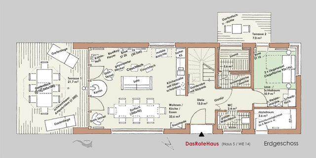 Ferienhaus in Heiligenhafen - Ostsee - Reetdachhaus Nr. 14 "DasRoteHaus" im Strand Resort - Bild 25
