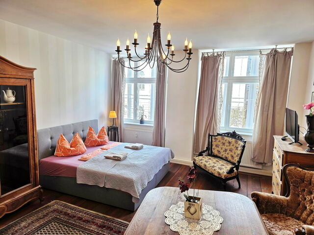 Ferienwohnung in Wismar - Lavendula - Caf&eacute; 28 & Pension am Markt - ABC622 - Bild 6